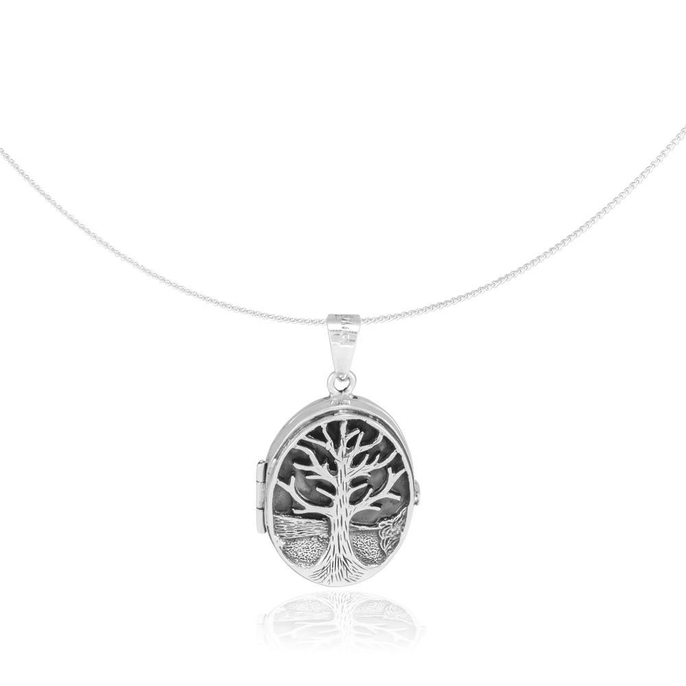 Silver Amulet "Árbol mágico" magic tree 