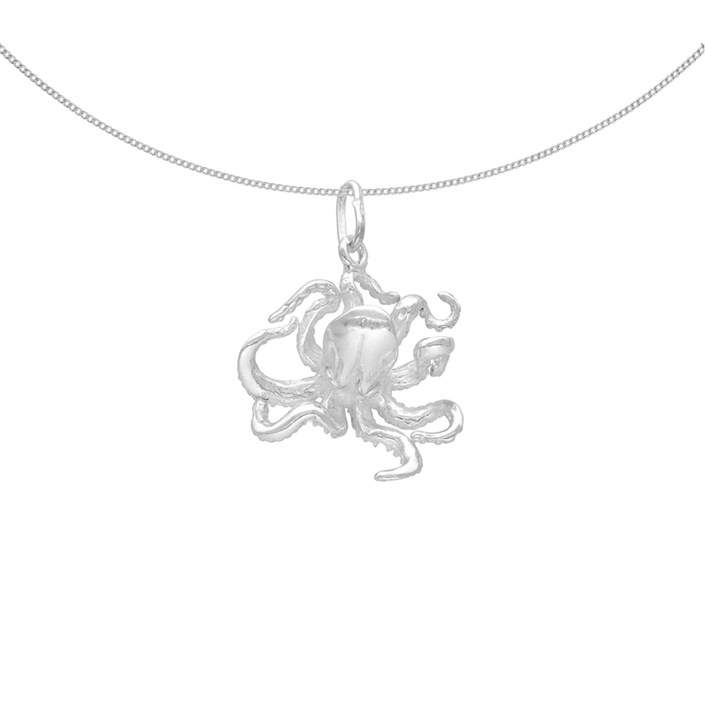 Silver Pendant 'Pulpo' octopus 