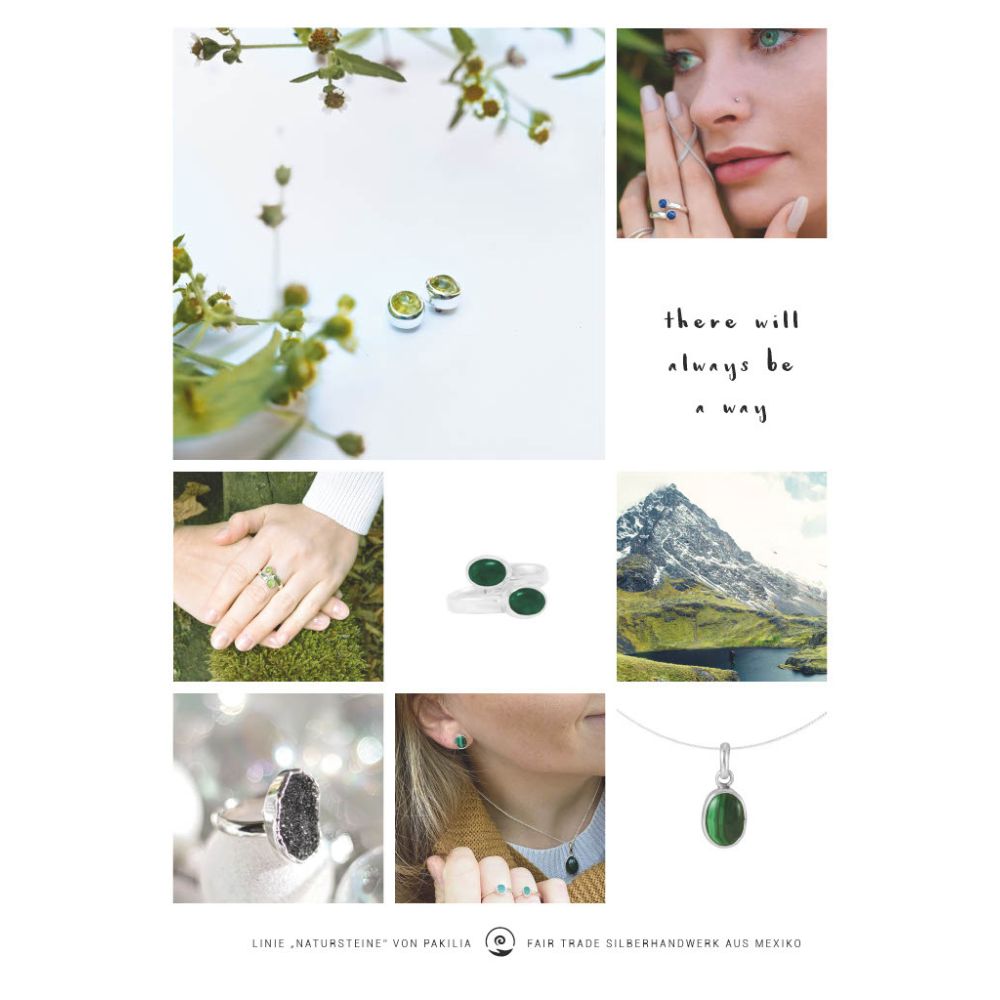 Plakat "Naturstein grün" 
