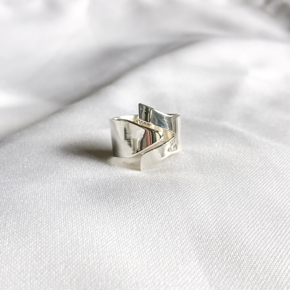 Silver Ring "Sentido" #9.5 