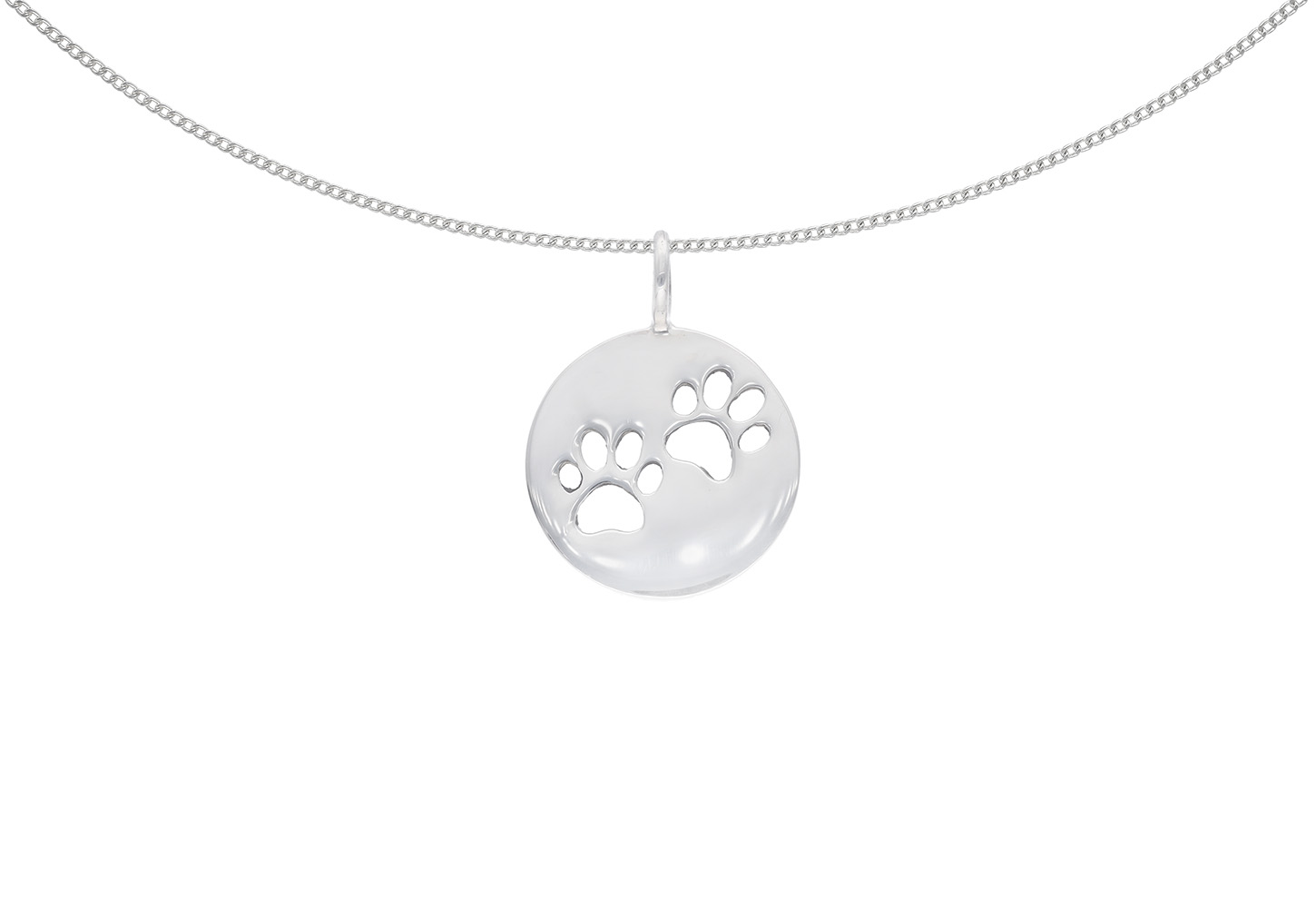 TANGPOET Dog Necklace Sterling Silver Puppy Dog Paw India | Ubuy
